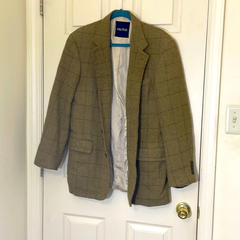 Nautica 100% Lambswool Men’s Sports Blazer Size 42L